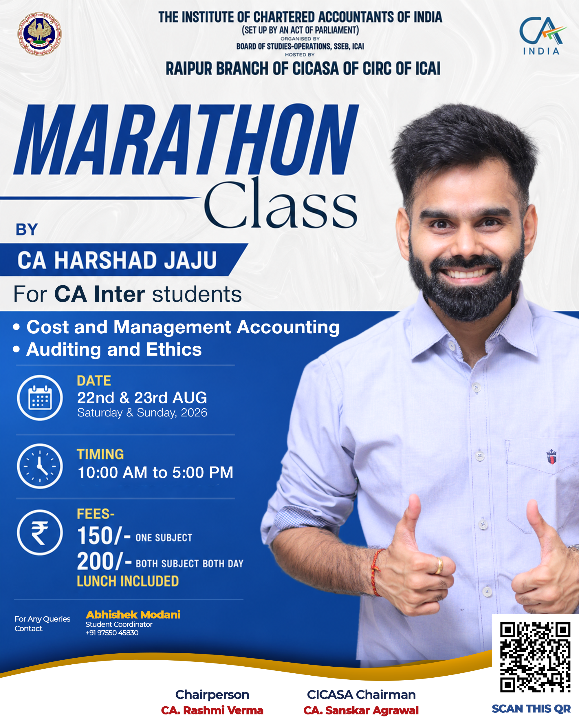 Marathom Class CA Inter Students
