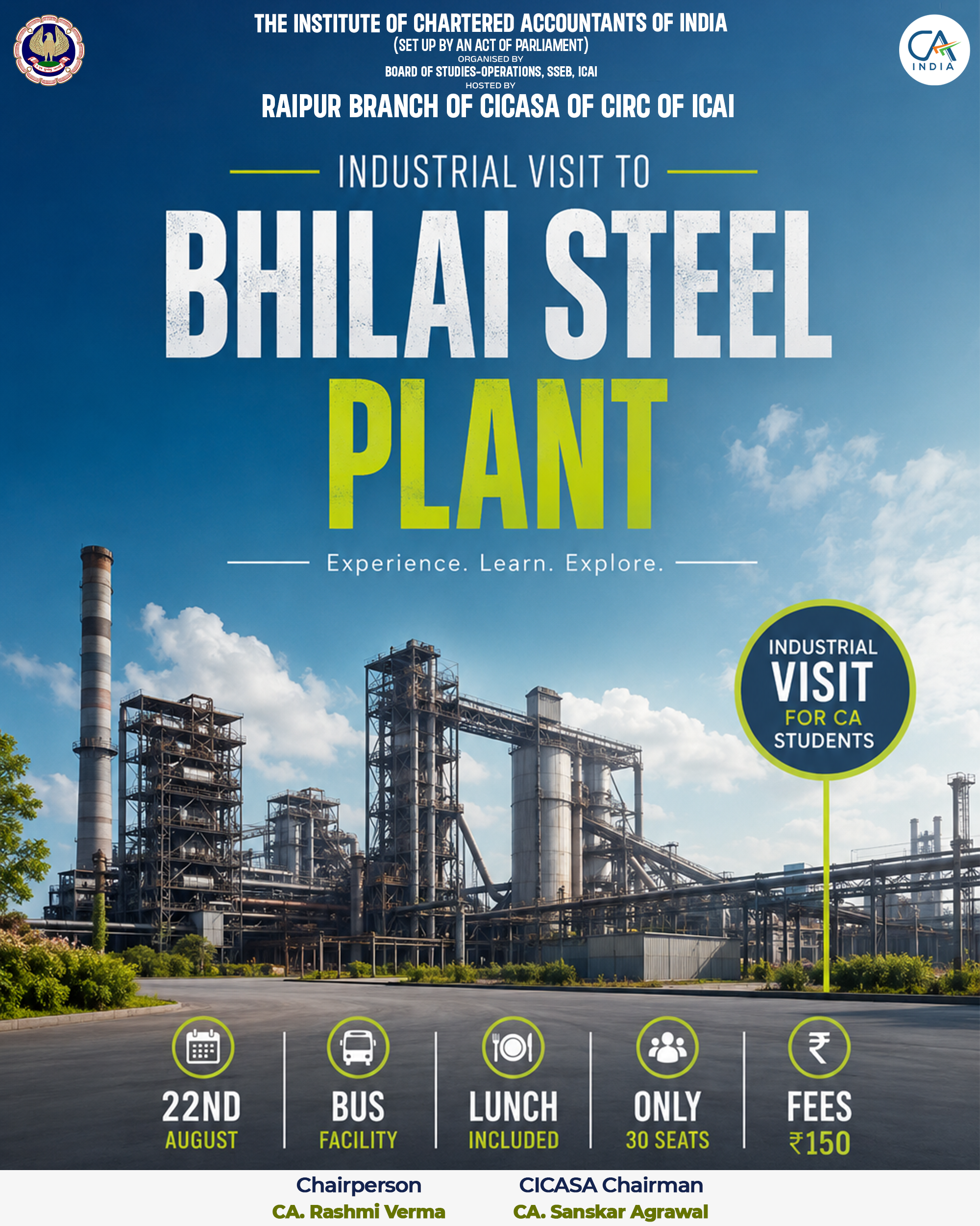 Industrial Visit Bhilai Steel Plant