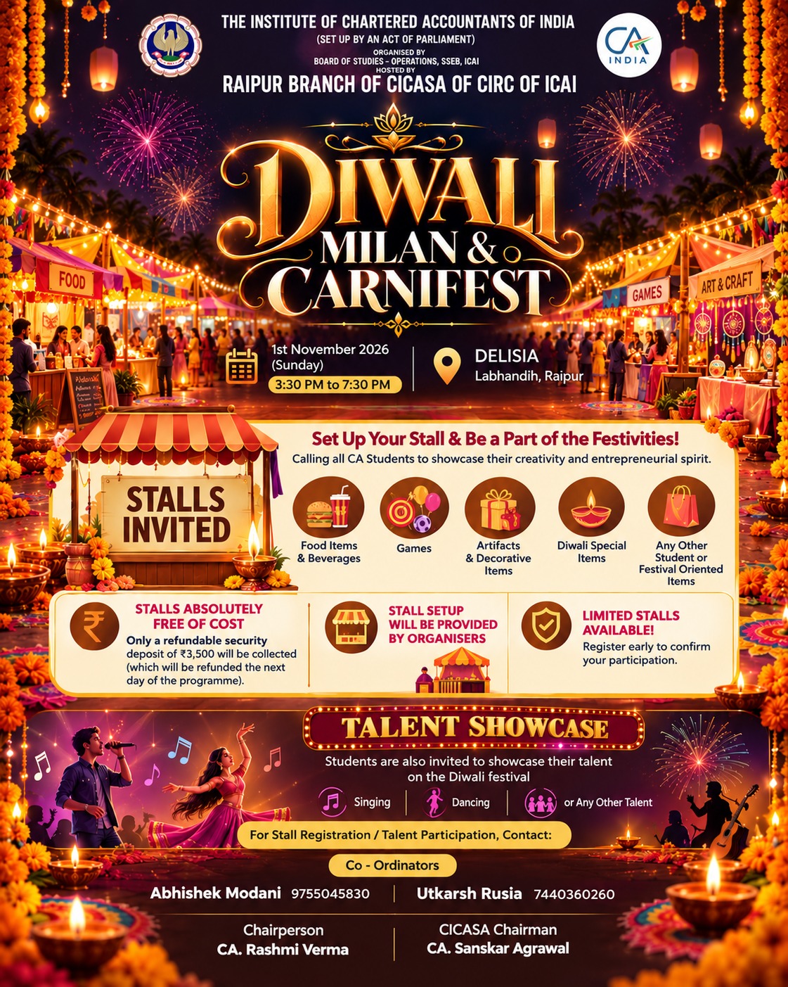 DIWALI MILAN & CARNIFEST 2026 